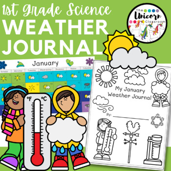 Weather Journal Printable and Digital Versions by The Unicorn Classroom