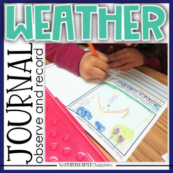Preview of Weather Journal and Data Collection for Kindergarten and First Grade