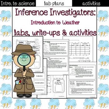 Preview of Weather Lab sheets and activities