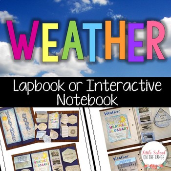 Preview of Weather Lapbook and Interactive Notebook Activities