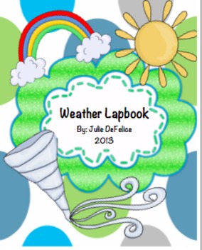 Preview of Weather Lapbook by Creatively Crazy With Learning