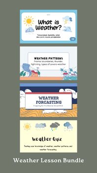 Preview of Weather Lesson Bundle