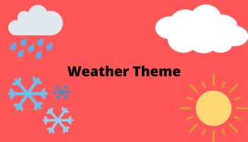 Preview of Weather Lesson Plan Complete Set