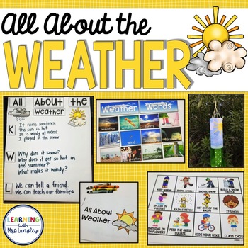 Weather Lesson Plans and Activities for Kindergarten | TpT
