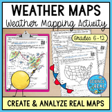 Weather Map Activity - Weather, Fronts, Pressure, and Prec