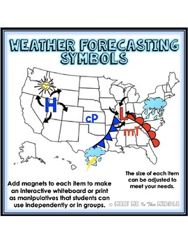 Preview of Weather Map Forecasting Symbols