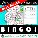 Weather Map Symbols BINGO Game