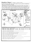 Weather Maps I - Practice Current Conditions and Forecast Activity