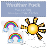 Weather Math & Reading Play Pack