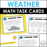 Weather and Math Task Cards | Cross-Curricular