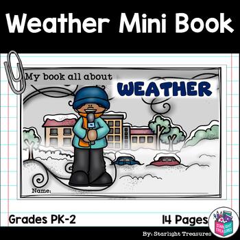 Preview of Weather Mini Book for Early Readers