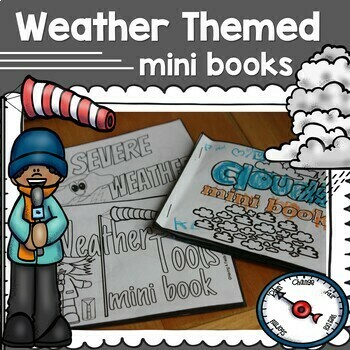 Preview of Weather Mini Books: Clouds, Weather Tools, Severe Weather