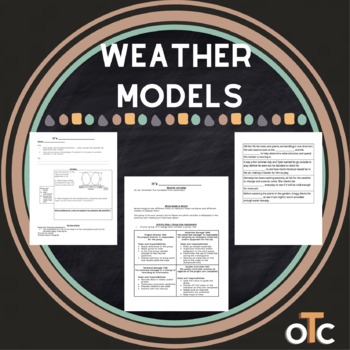 Preview of Weather Model Activity