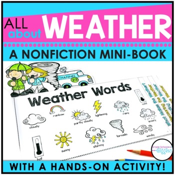 Preview of Types Of Weather Book & Project: Extreme Weather, Tools, Instruments, & Fronts