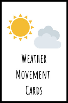 Preview of Weather Movement Cards