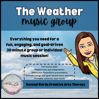 Preview of Weather | Music Therapy, Special Education, Morning Meeting, SEL