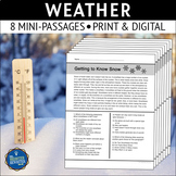 Weather Nonfiction Reading Comprehension Passages