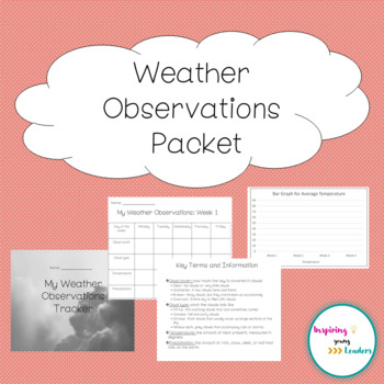 Preview of Weather Observations Packet
