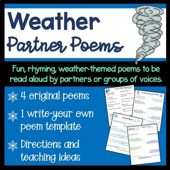 Preview of Weather Partner Poems