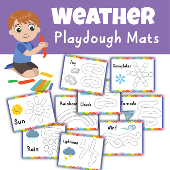 Weather Playdough Mats - Little Bins for Little Hands