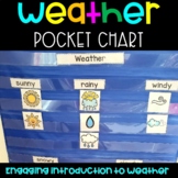 Weather Pocket Chart Cards and Labels - Print and Teach