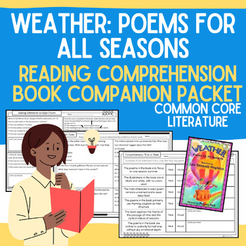 Preview of Weather: Poems for All Seasons Reading Comprehension & Book Companion Packet