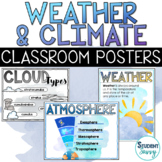 Weather Posters | Weather and Climate Classroom Decor | Se