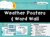 Weather Word Wall and Posters