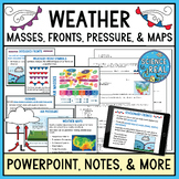 Weather PowerPoint with Student Notes, Questions, and Kahoot