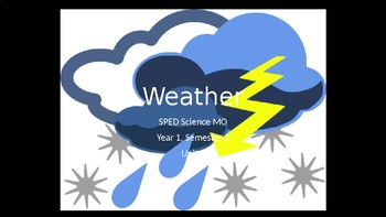 Preview of Weather Powerpoint