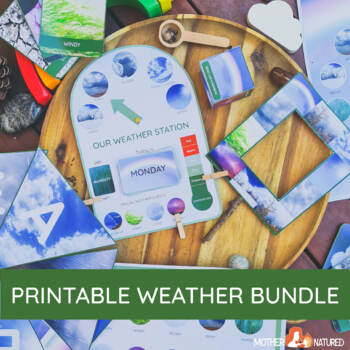 Preview of Weather Printables | Weather Station | Weather Posters | Weather Cards