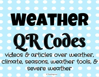 Preview of Weather QR Codes