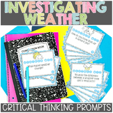 Higher Level Weather Questions: Task Cards, Fan Strips, an