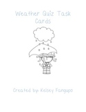 Weather Quiz Task Cards (Utah Core 4th Grade)