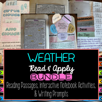 Preview of Weather Read and Apply BUNDLE