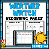 Weather Recording Charts
