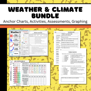 Weather and Climate BUNDLE: Activities, Assessments, Predicting, and ...