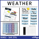 Weather Resources BUNDLE | Recording Log | Tracker Chart |
