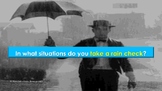 Weather-Related Idioms - Speaking Practice
