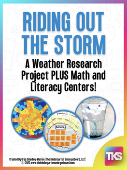 Preview of Weather: A Research and Writing Project PLUS Centers!