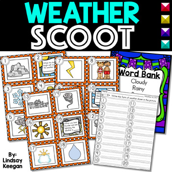 Preview of Weather SCOOT or Write the Room