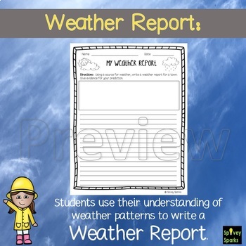 Weather Scavenger Hunt FREE by Spivey Sparks | TPT