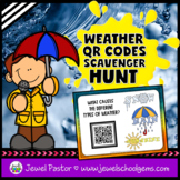 Weather Scavenger Hunt with Weather Trivia | QR Code Activities