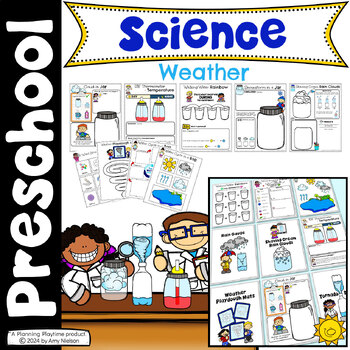 Preview of Weather Science Activities for Preschool - PreK - Kinder