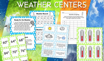 Weather Science Centers - Reading Passages, Activities, Posters, and ...