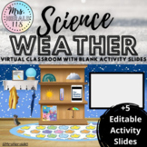 Weather Science Themed Virtual Classroom Template for Bitm