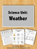 Weather: Science Unit for Kids with Autism