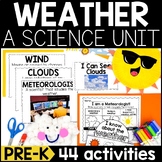 Weather Science Unit for Pre-K | Pre-k Weather Activities 