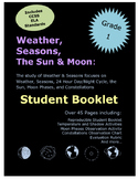 First Grade Science Weather Seasons Sun Moon Student Bookl