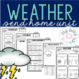 Weather Send Home Unit  - Summer Speech and Language Packet
